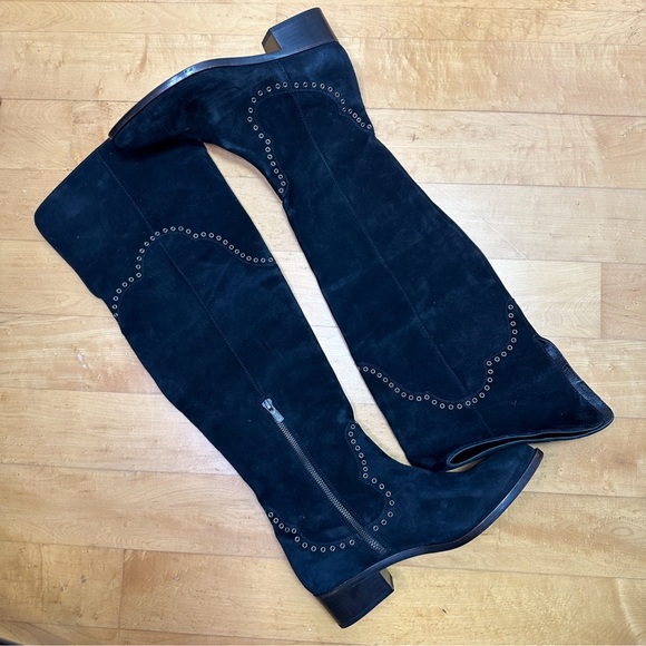 NWOT Frye Suede Boots Black - Picture 10 of 16